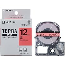 Amazon | キングジム テープカートリッジ テプラPRO 12mm SC12R